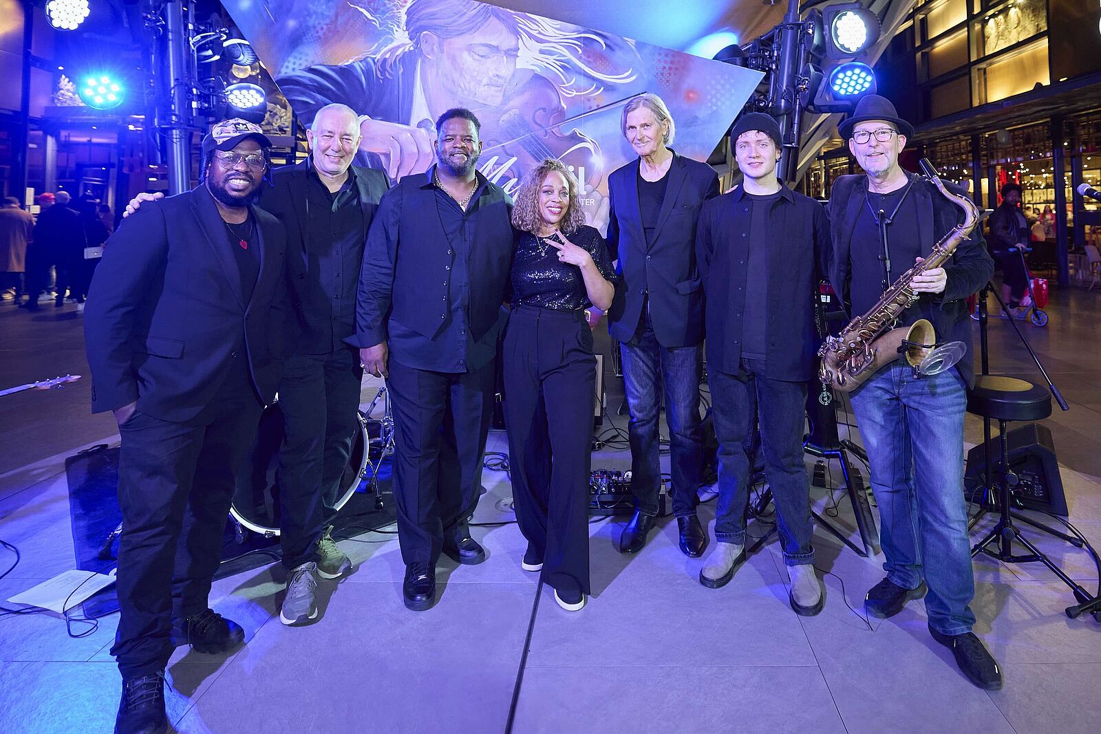 The Magic Soul Session Band am 22.Februar 2025 in der Frankfurter MyZeil - Ladengalerie